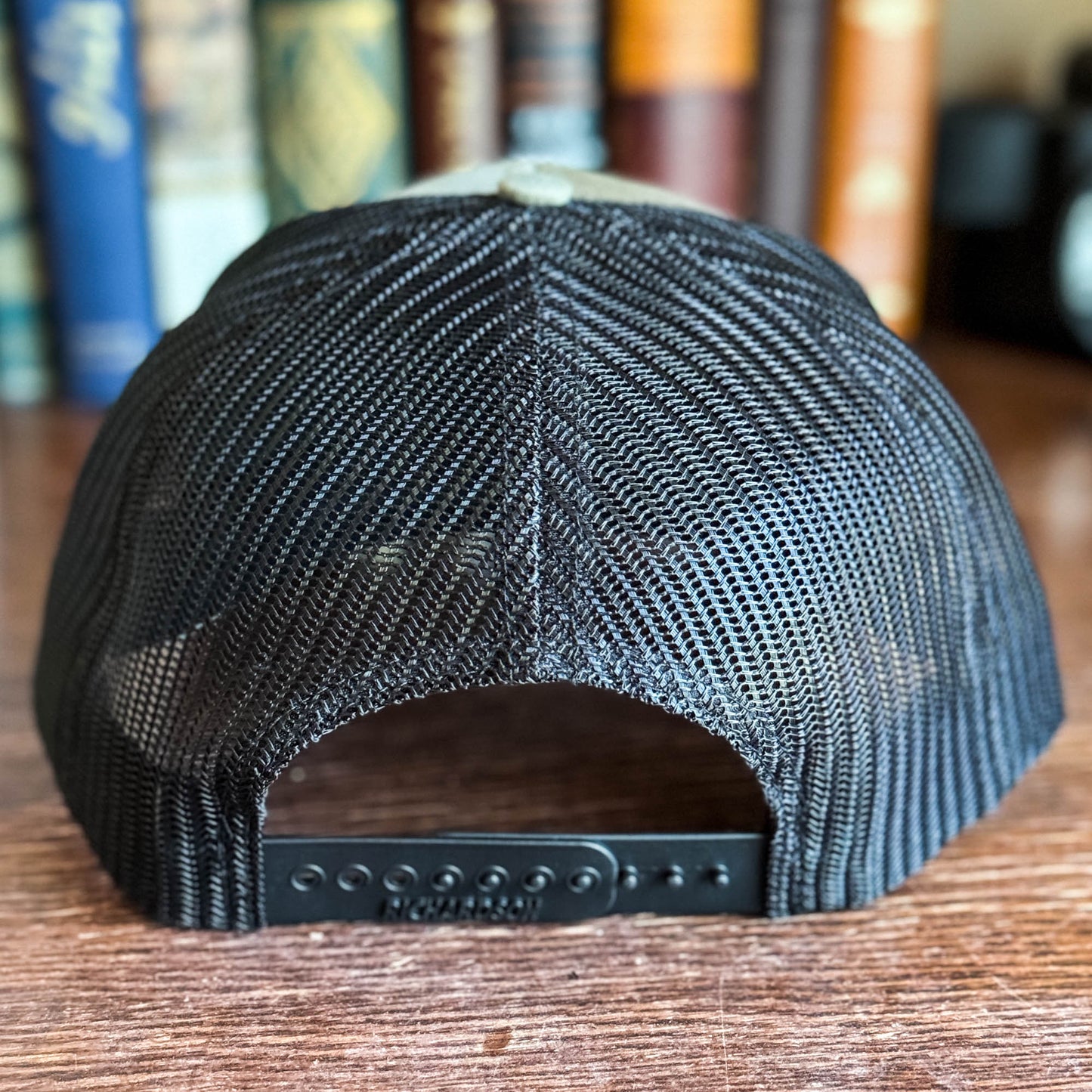 Leather Patch Hat - Richardson 112 Loden / Black