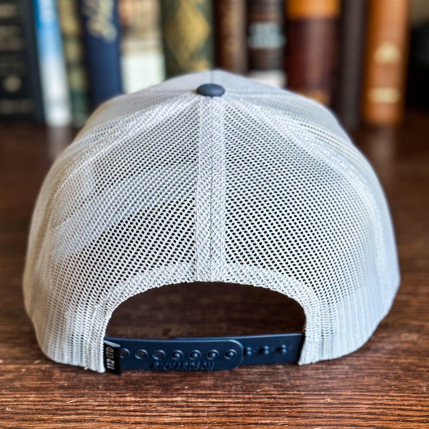 Leather Patch Hat - Richardson 112LTD Navy Bill