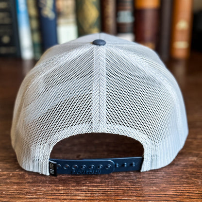 Leather Patch Hat - Richardson 112LTD Navy Bill